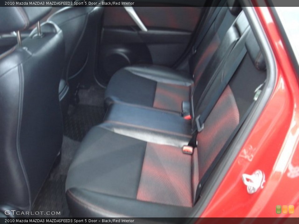 Black/Red Interior Photo for the 2010 Mazda MAZDA3 MAZDASPEED3 Sport 5 Door #69275508