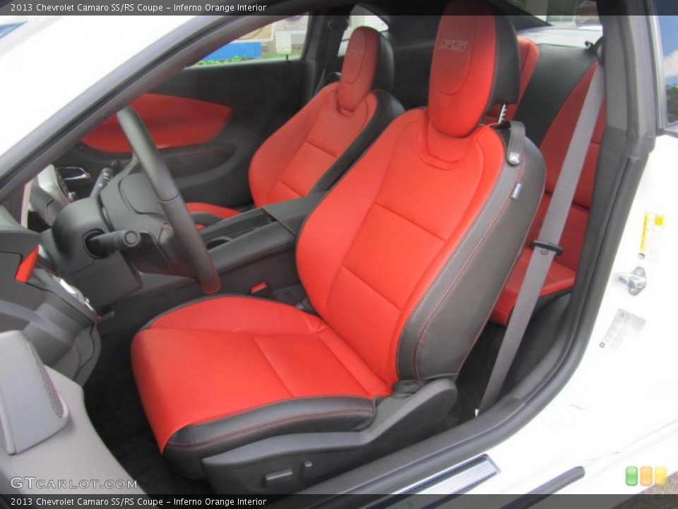 Inferno Orange Interior Photo for the 2013 Chevrolet Camaro SS/RS Coupe #69275751