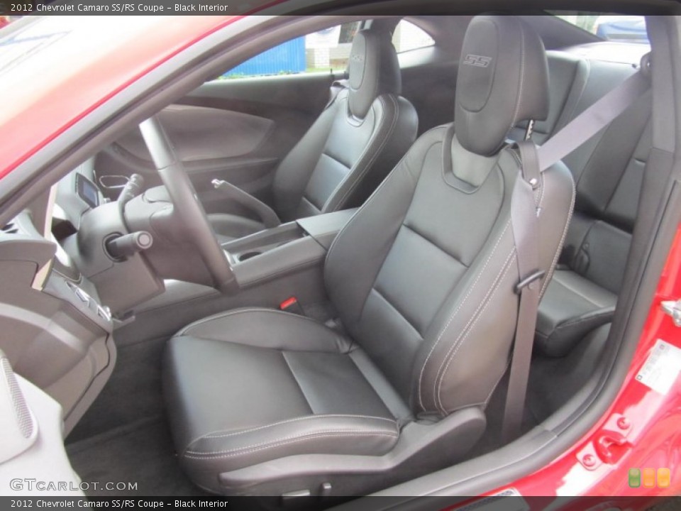 Black Interior Front Seat for the 2012 Chevrolet Camaro SS/RS Coupe #69275889