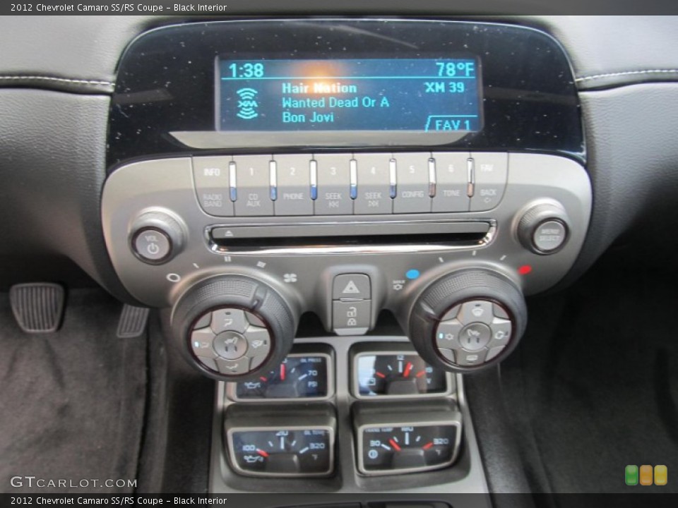 Black Interior Controls for the 2012 Chevrolet Camaro SS/RS Coupe #69275917