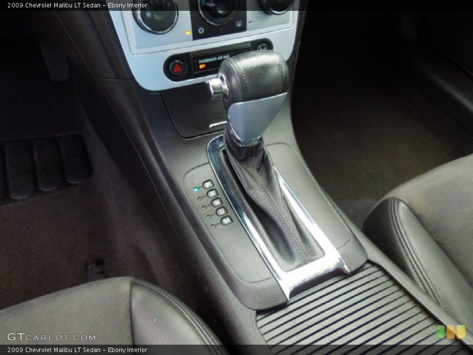 Ebony Interior Transmission for the 2009 Chevrolet Malibu LT Sedan #69278762