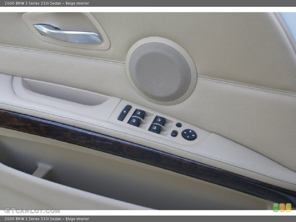Beige Interior Controls for the 2006 BMW 3 Series 330i Sedan #69280287
