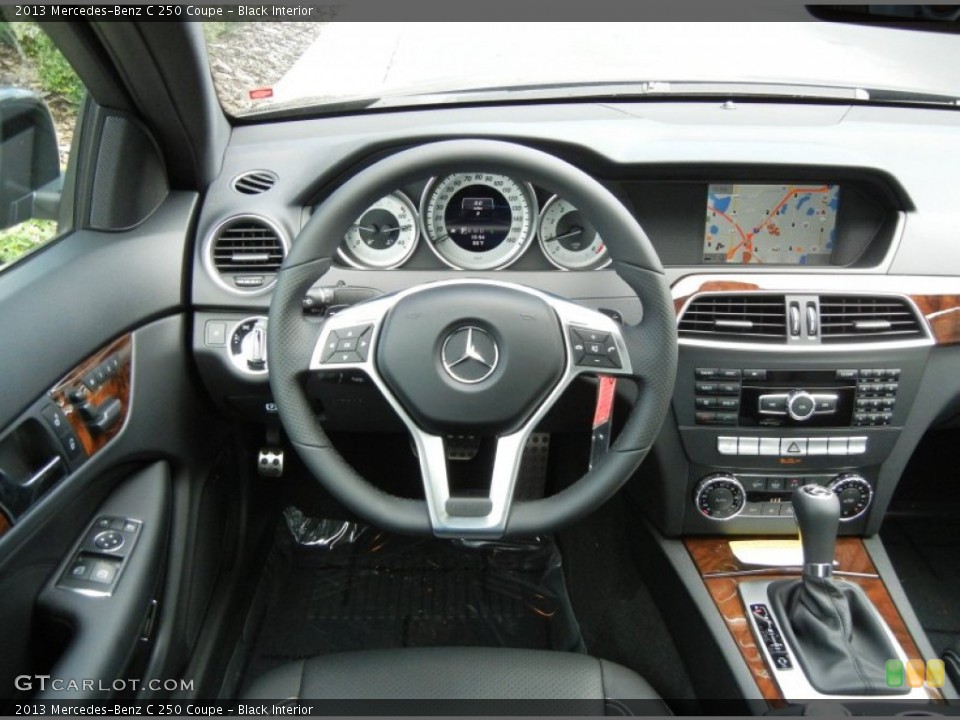 Black Interior Dashboard for the 2013 Mercedes-Benz C 250 Coupe #69283566