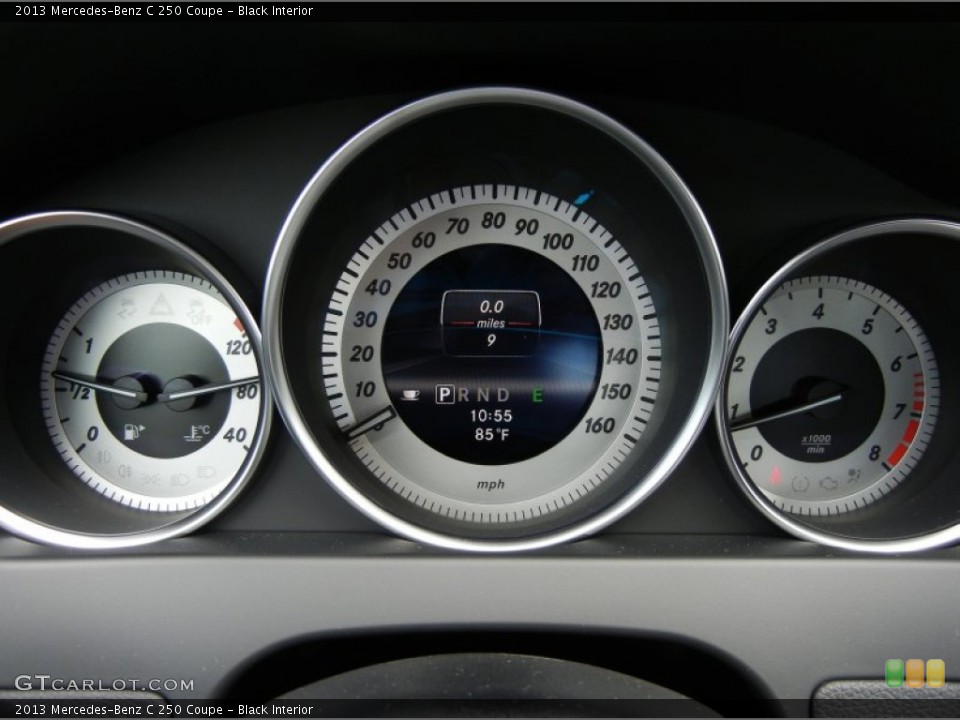 Black Interior Gauges for the 2013 Mercedes-Benz C 250 Coupe #69283575