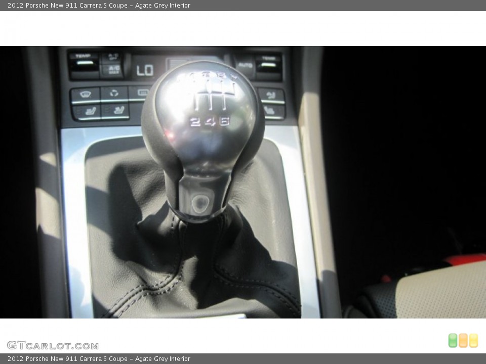 Agate Grey Interior Transmission for the 2012 Porsche New 911 Carrera S Coupe #69283836