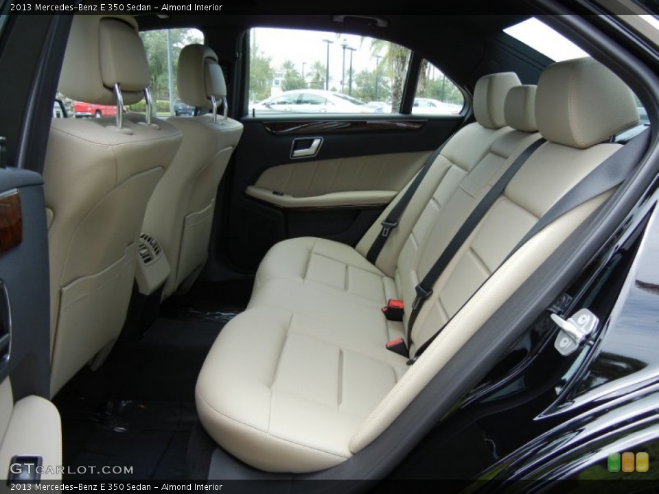 Almond Interior Rear Seat for the 2013 Mercedes-Benz E 350 Sedan #69284019