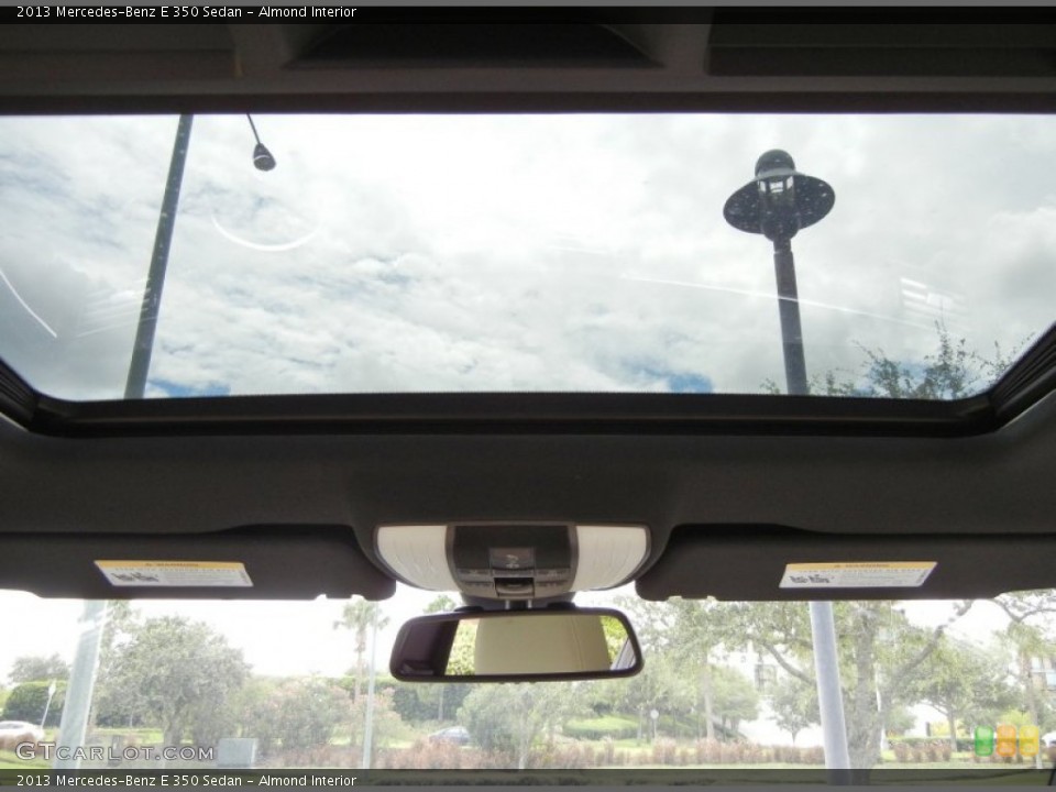 Almond Interior Sunroof for the 2013 Mercedes-Benz E 350 Sedan #69284028