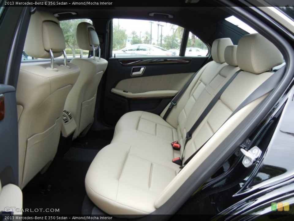 Almond/Mocha Interior Rear Seat for the 2013 Mercedes-Benz E 350 Sedan #69284135