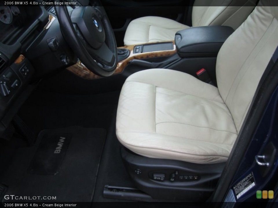 Cream Beige 2006 BMW X5 Interiors