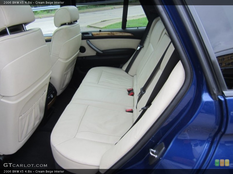 Cream Beige Interior Rear Seat for the 2006 BMW X5 4.8is #69284400