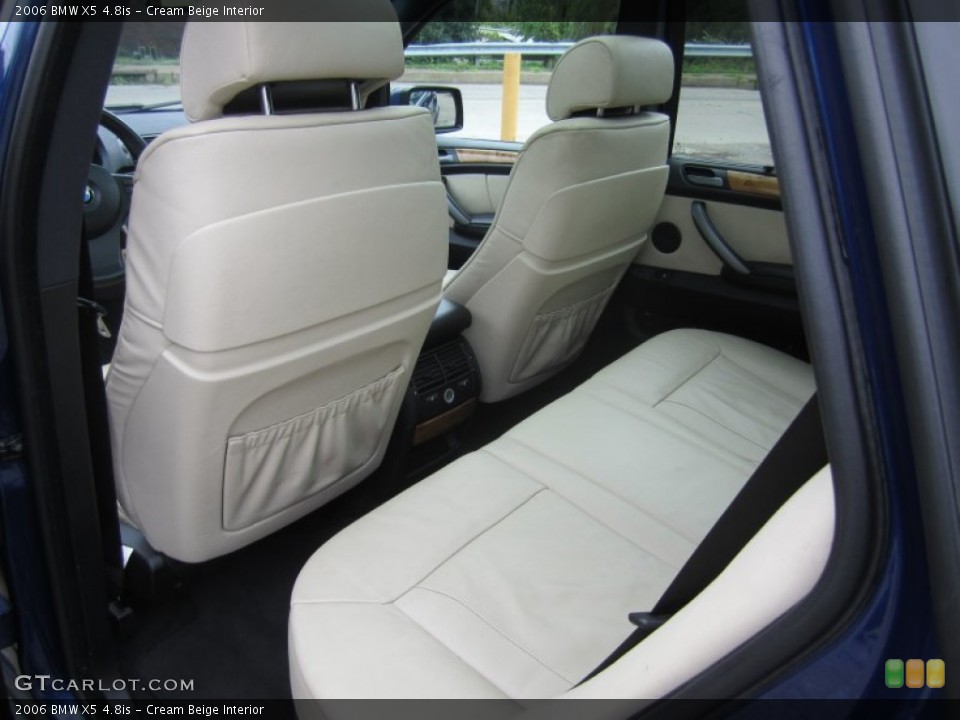 Cream Beige Interior Rear Seat for the 2006 BMW X5 4.8is #69284409