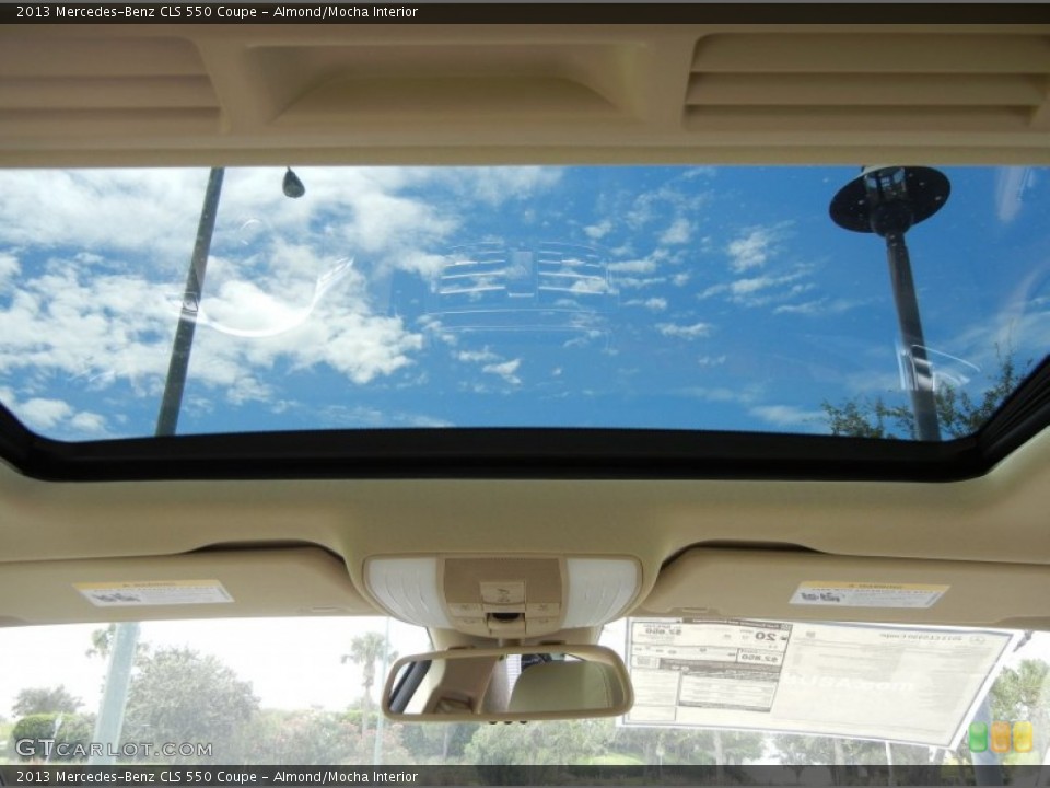 Almond/Mocha Interior Sunroof for the 2013 Mercedes-Benz CLS 550 Coupe #69284481