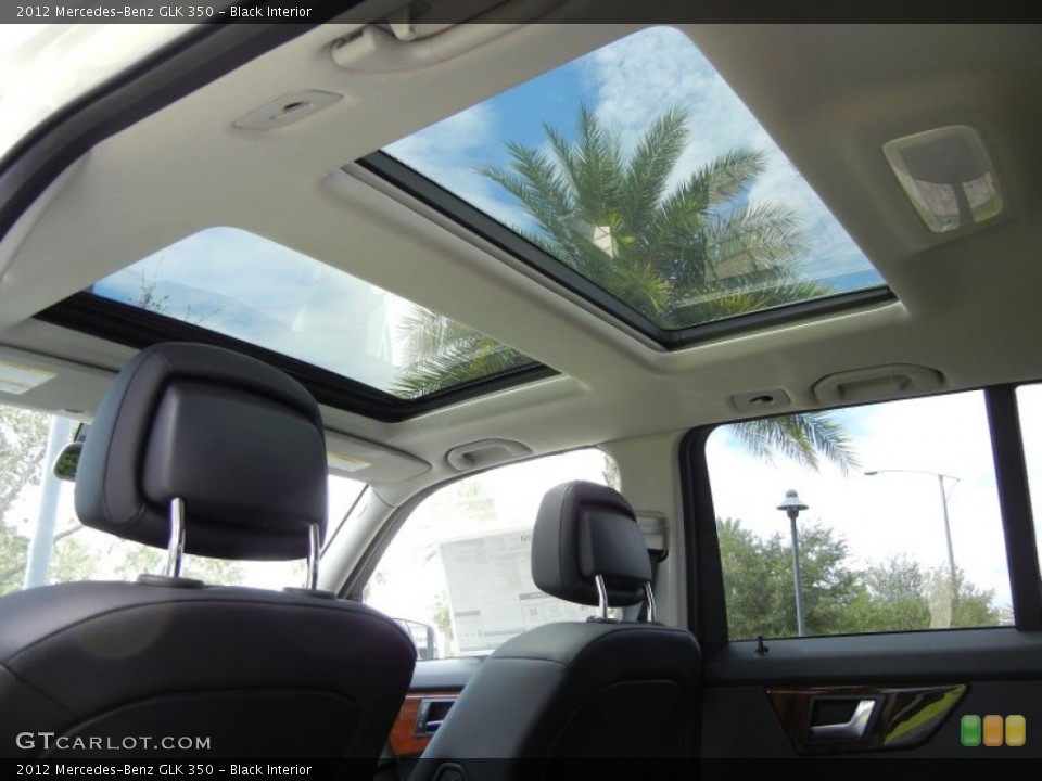 Black Interior Sunroof for the 2012 Mercedes-Benz GLK 350 #69284583