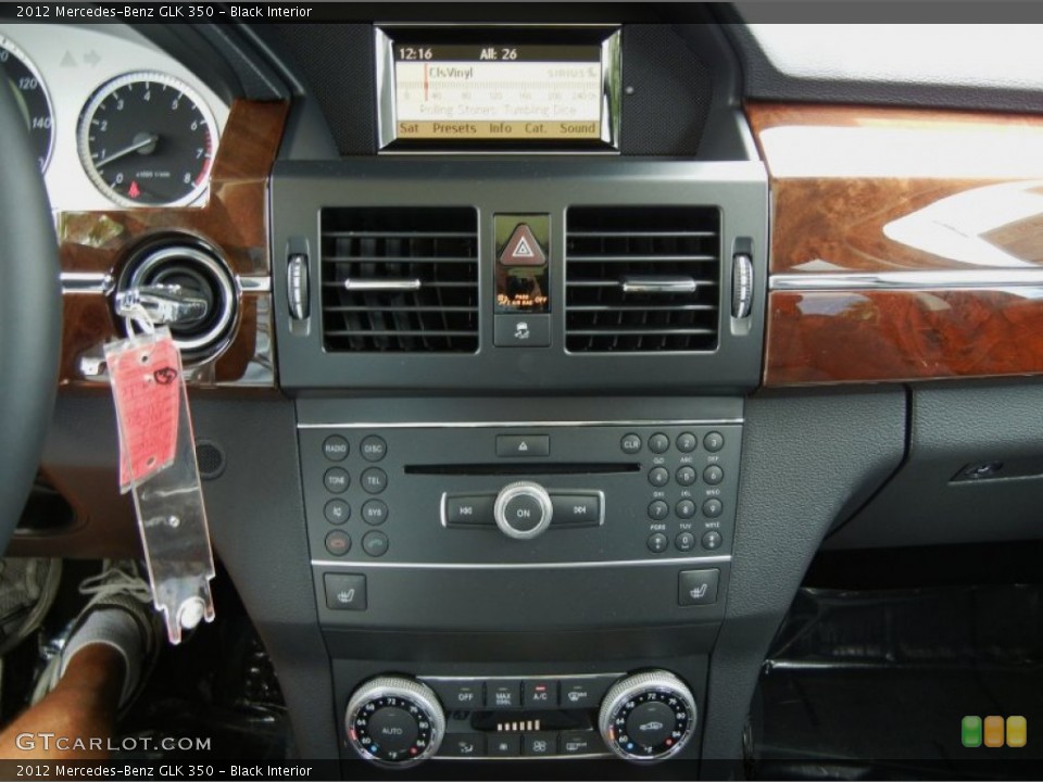 Black Interior Controls for the 2012 Mercedes-Benz GLK 350 #69284610