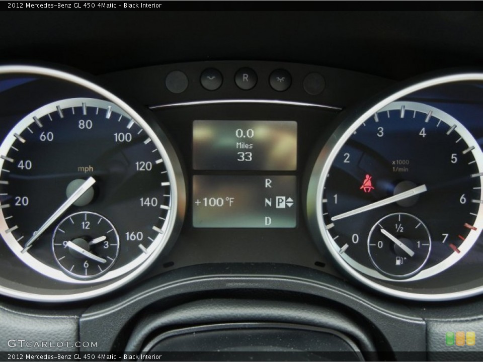 Black Interior Gauges for the 2012 Mercedes-Benz GL 450 4Matic #69284850
