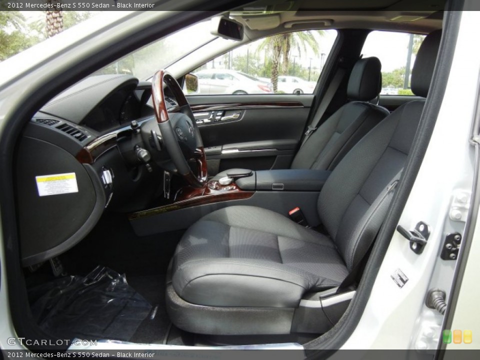 Black Interior Photo for the 2012 Mercedes-Benz S 550 Sedan #69285564
