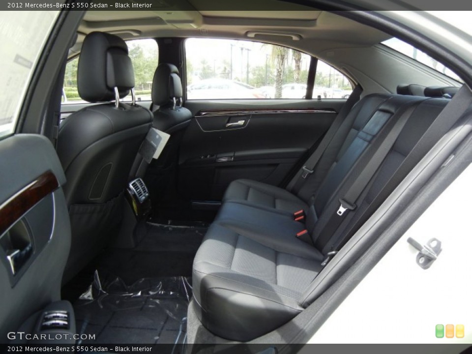 Black Interior Photo for the 2012 Mercedes-Benz S 550 Sedan #69285573
