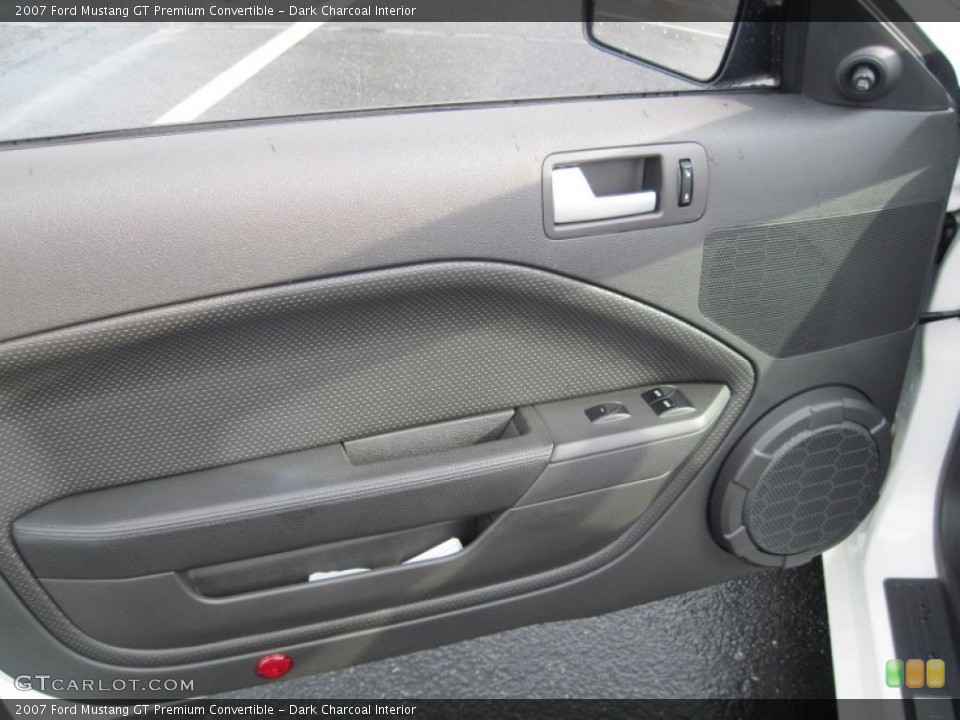 Dark Charcoal Interior Door Panel for the 2007 Ford Mustang GT Premium Convertible #69285672