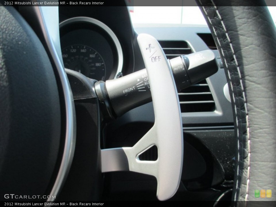 Black Recaro Interior Transmission for the 2012 Mitsubishi Lancer Evolution MR #69286839