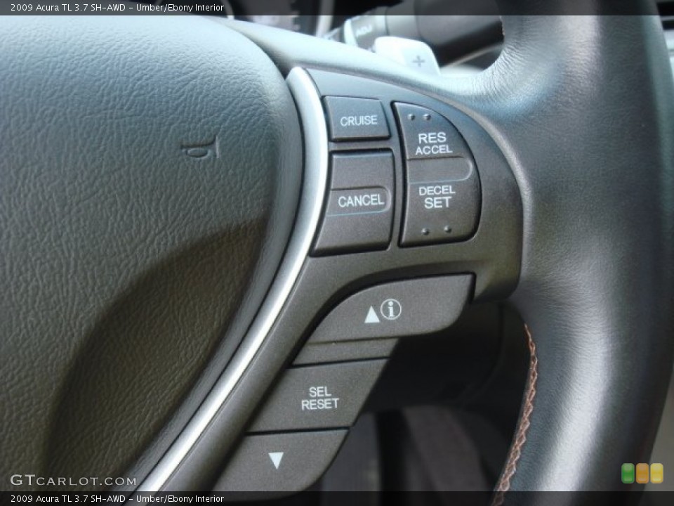 Umber/Ebony Interior Controls for the 2009 Acura TL 3.7 SH-AWD #69287016