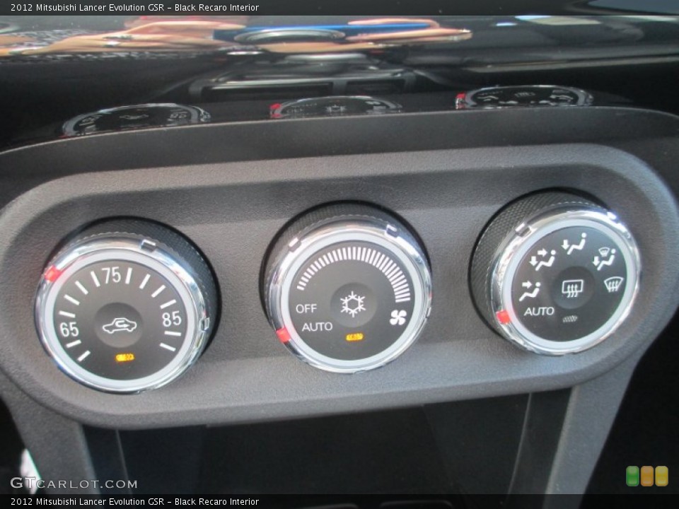 Black Recaro Interior Controls for the 2012 Mitsubishi Lancer Evolution GSR #69287340