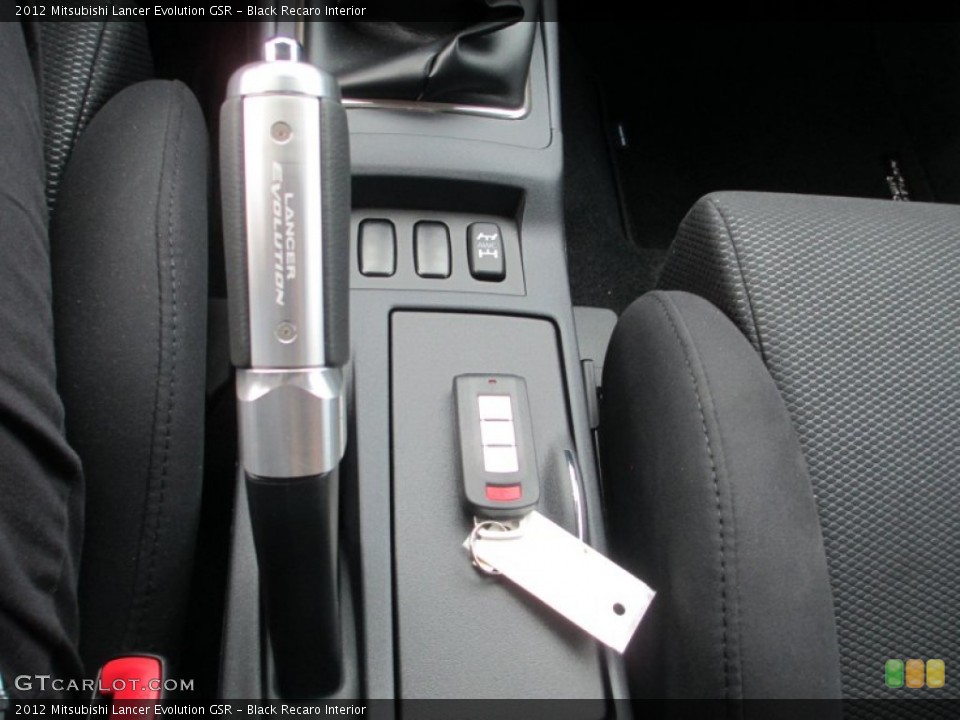 Black Recaro Interior Controls for the 2012 Mitsubishi Lancer Evolution GSR #69287482