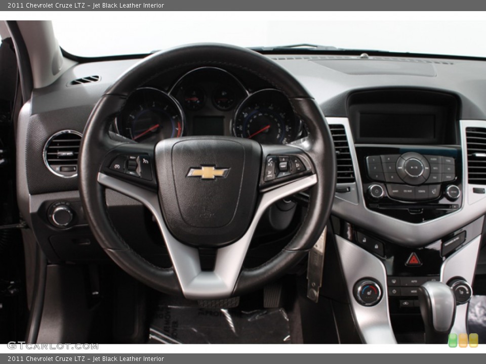 Jet Black Leather Interior Steering Wheel for the 2011 Chevrolet Cruze LTZ #69293223