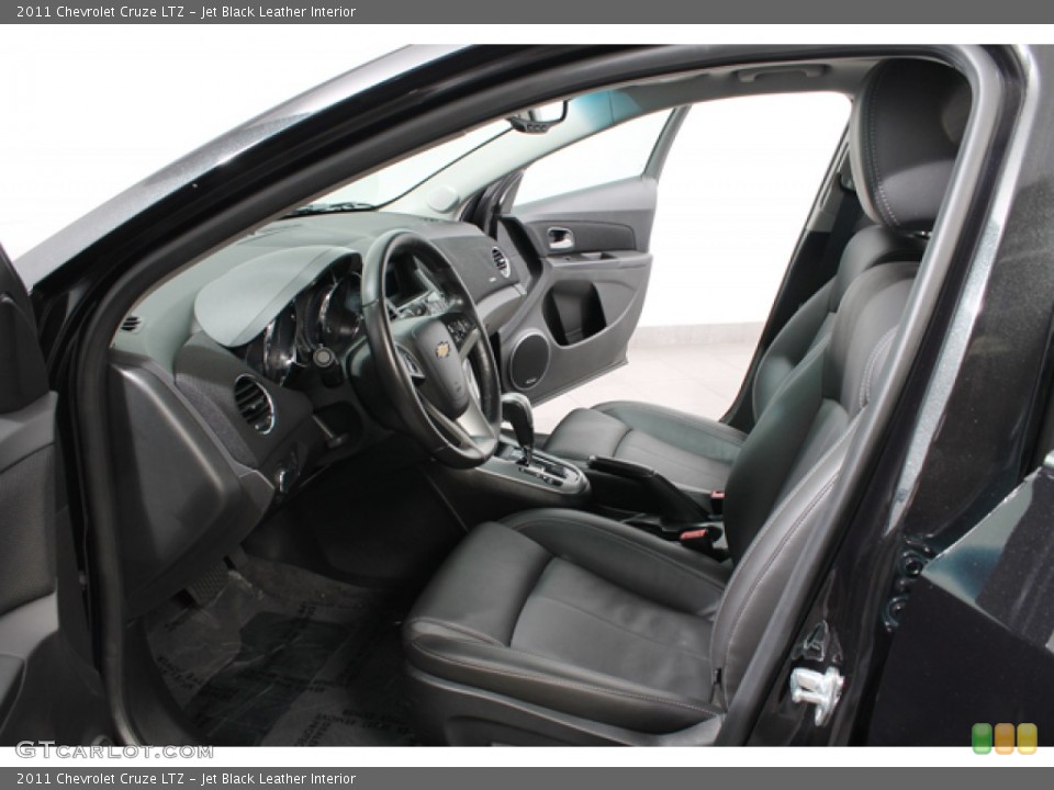 Jet Black Leather Interior Front Seat for the 2011 Chevrolet Cruze LTZ #69293325