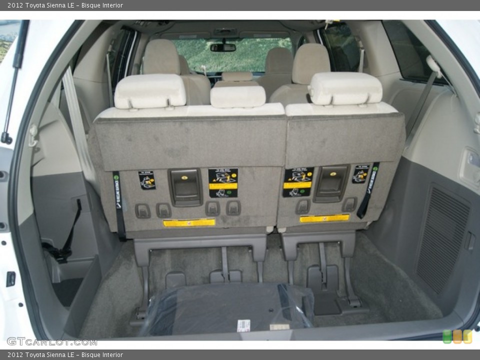 Bisque Interior Trunk for the 2012 Toyota Sienna LE #69294735