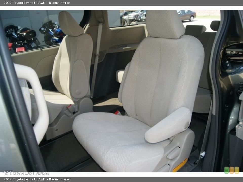Bisque Interior Rear Seat for the 2012 Toyota Sienna LE AWD #69294999