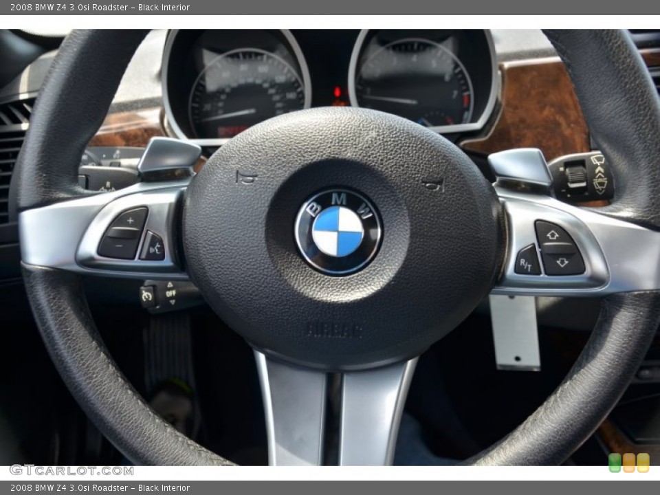 Black Interior Steering Wheel for the 2008 BMW Z4 3.0si Roadster #69298782