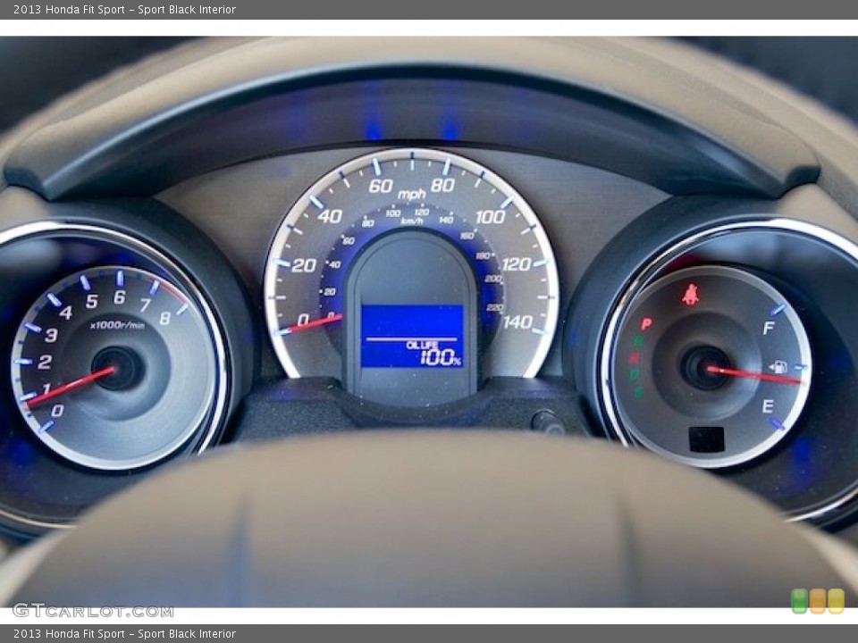 Sport Black Interior Gauges for the 2013 Honda Fit Sport #69302003