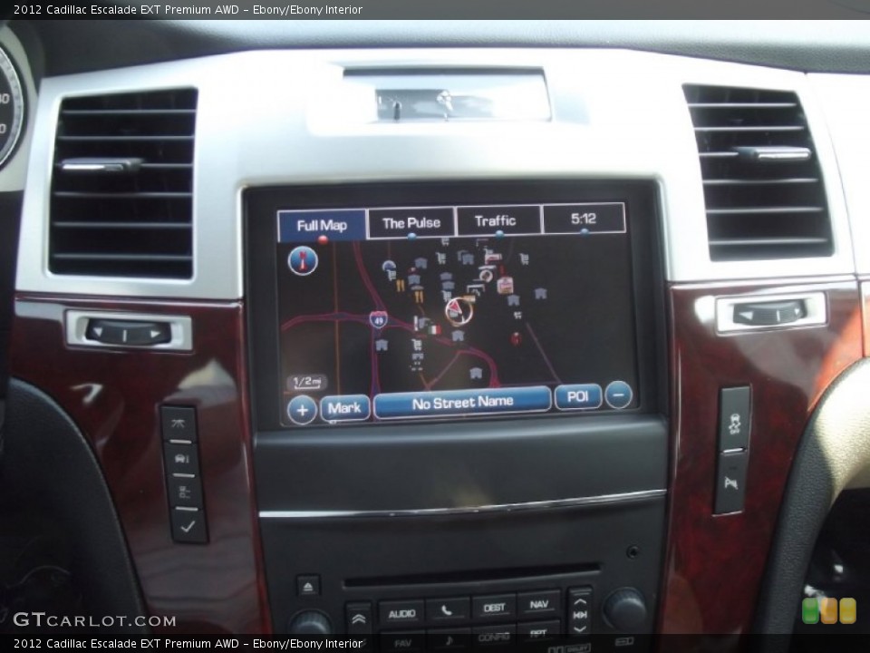 Ebony/Ebony Interior Navigation for the 2012 Cadillac Escalade EXT Premium AWD #69303611