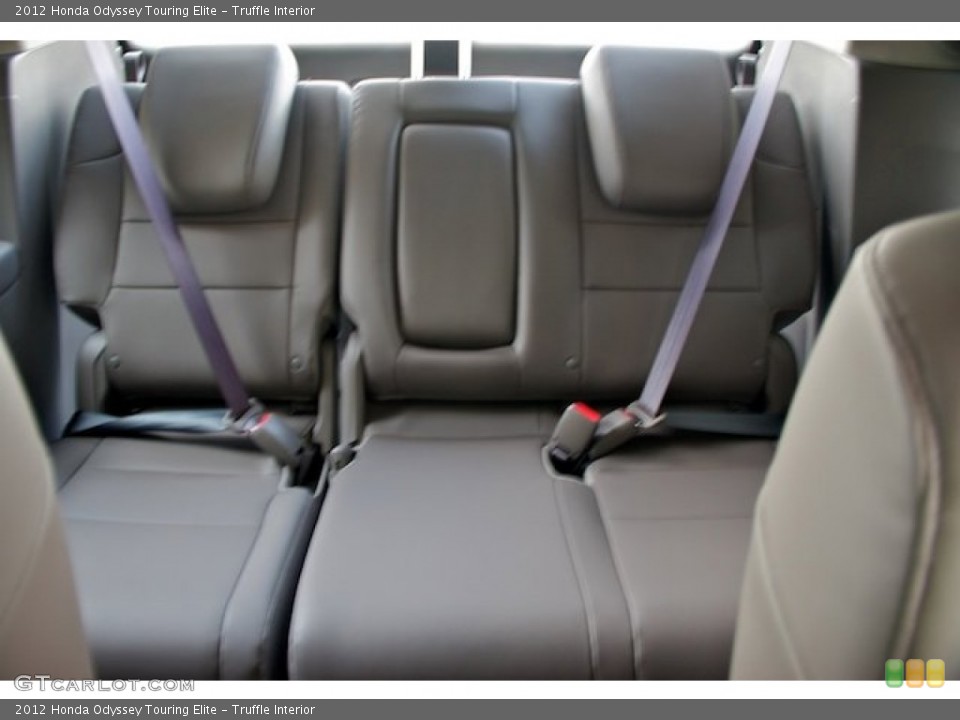 Truffle Interior Rear Seat for the 2012 Honda Odyssey Touring Elite #69303626