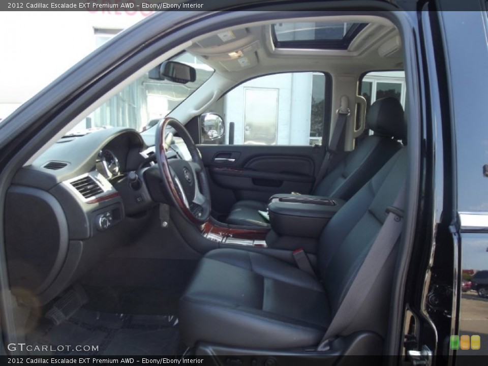 Ebony/Ebony Interior Photo for the 2012 Cadillac Escalade EXT Premium AWD #69303632