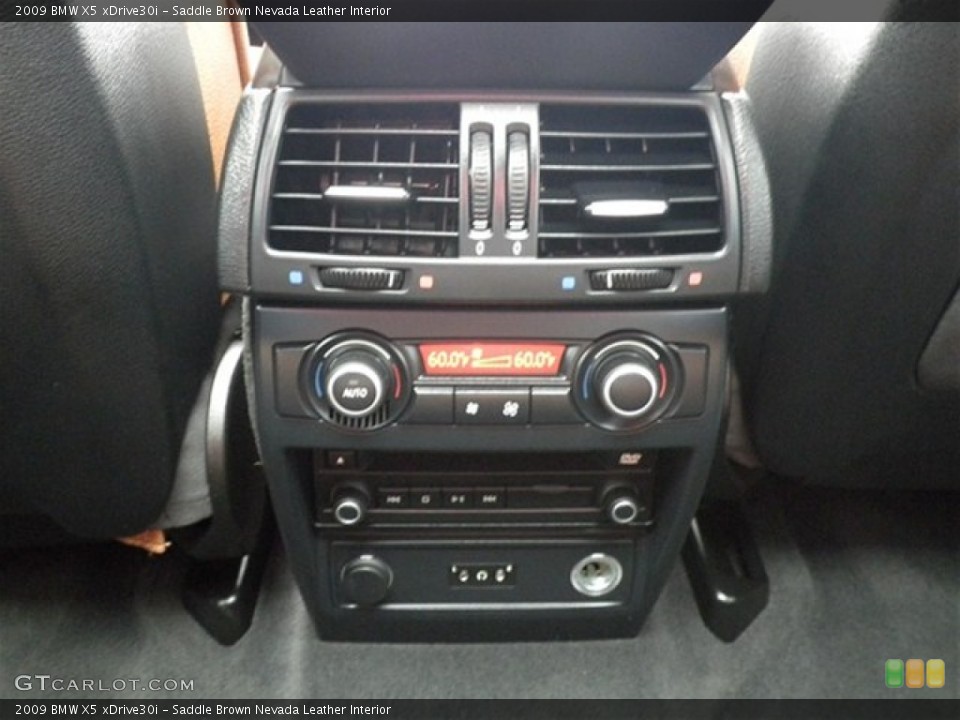 Saddle Brown Nevada Leather Interior Controls for the 2009 BMW X5 xDrive30i #69304649