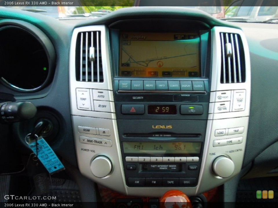 Black Interior Controls for the 2006 Lexus RX 330 AWD #69305978