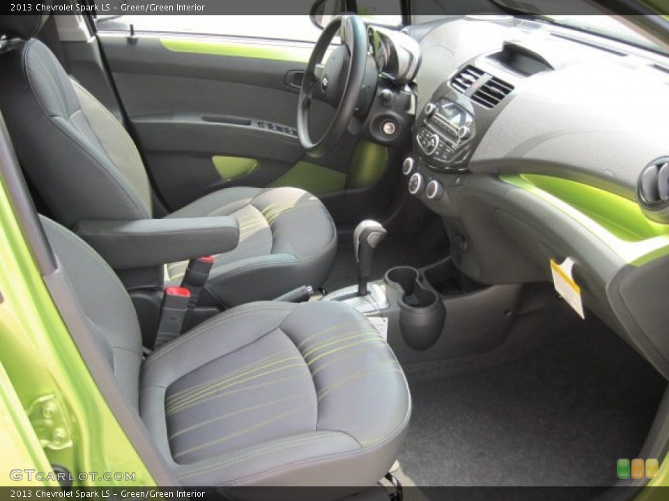 Green/Green Interior Photo for the 2013 Chevrolet Spark LS #69310161