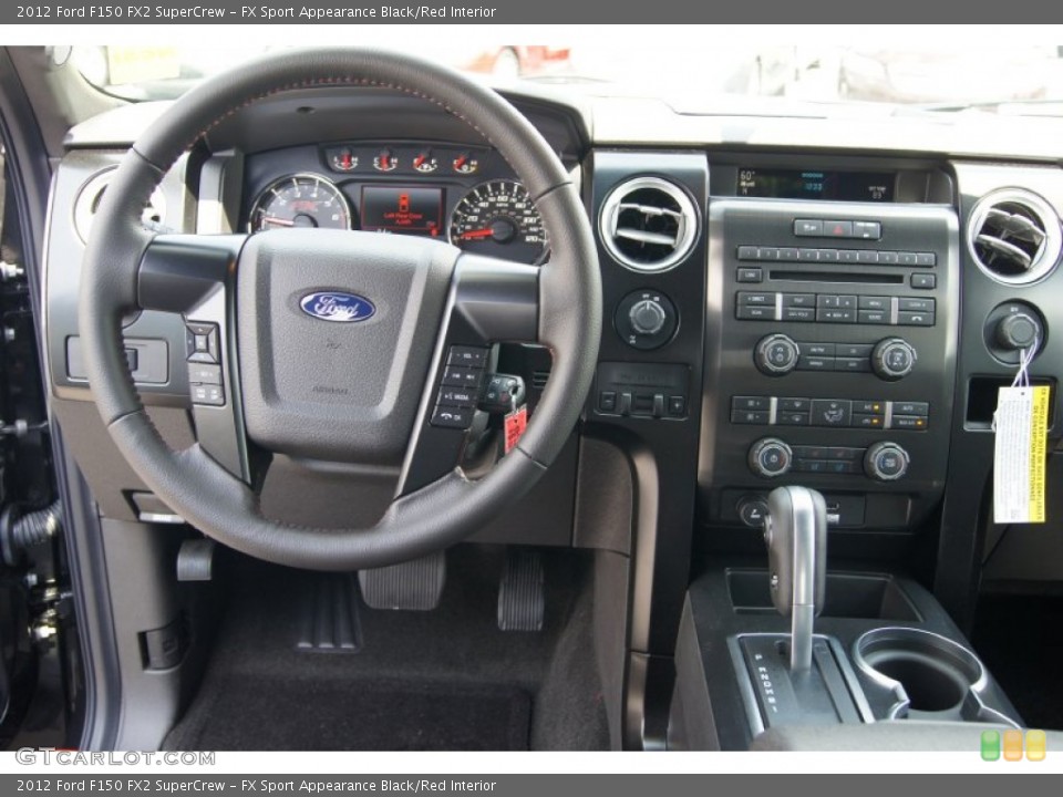 FX Sport Appearance Black/Red Interior Dashboard for the 2012 Ford F150 FX2 SuperCrew #69311667