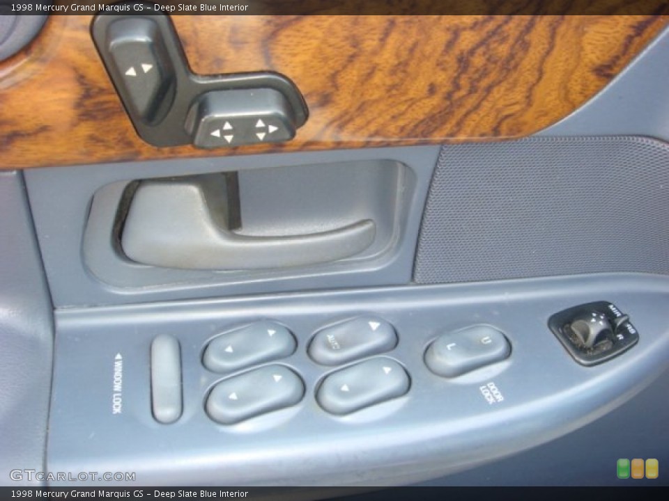 Deep Slate Blue Interior Controls for the 1998 Mercury Grand Marquis GS #69311942