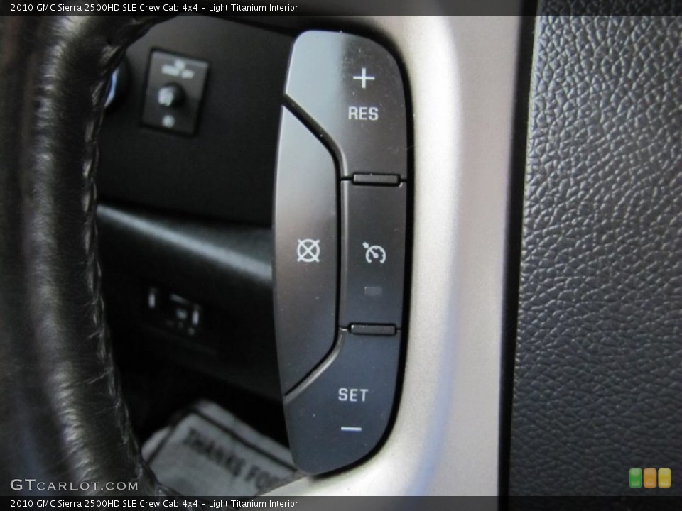 Light Titanium Interior Controls for the 2010 GMC Sierra 2500HD SLE Crew Cab 4x4 #69313653