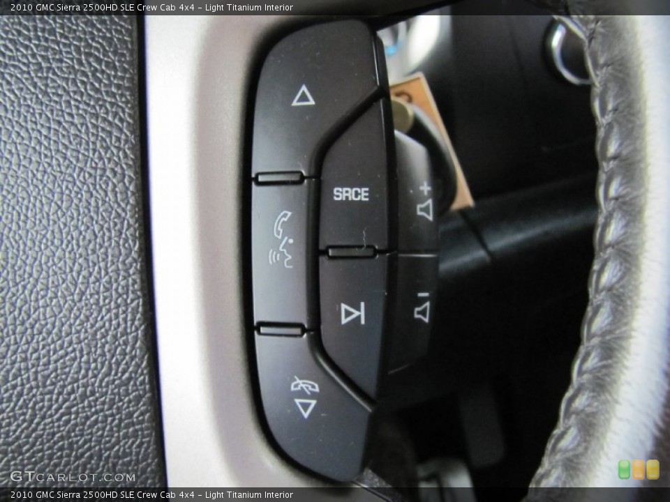 Light Titanium Interior Controls for the 2010 GMC Sierra 2500HD SLE Crew Cab 4x4 #69313662