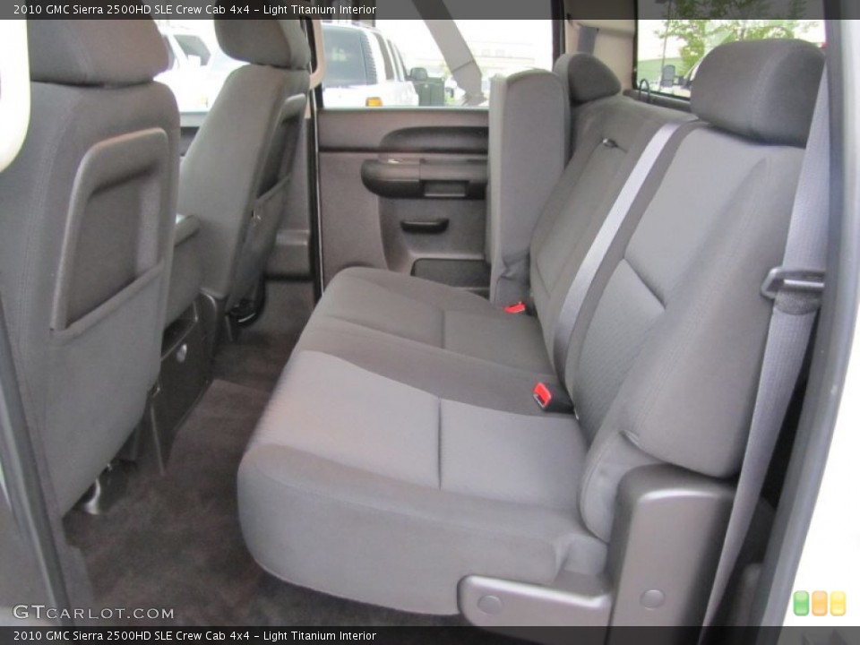 Light Titanium 2010 GMC Sierra 2500HD Interiors