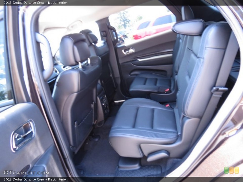 Black Interior Rear Seat for the 2013 Dodge Durango Crew #69314418
