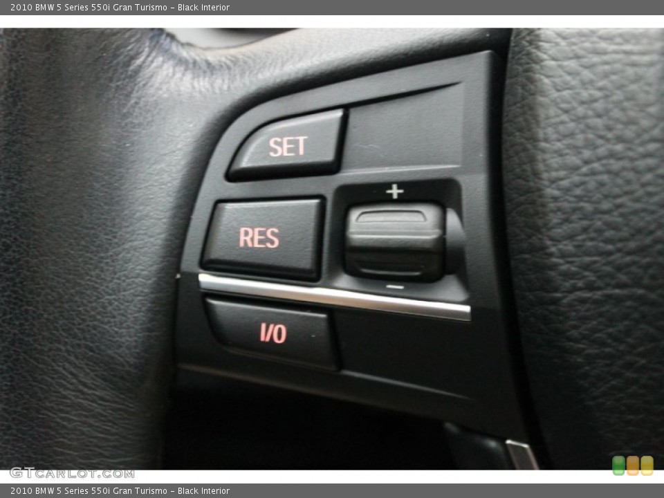 Black Interior Controls for the 2010 BMW 5 Series 550i Gran Turismo #69321333