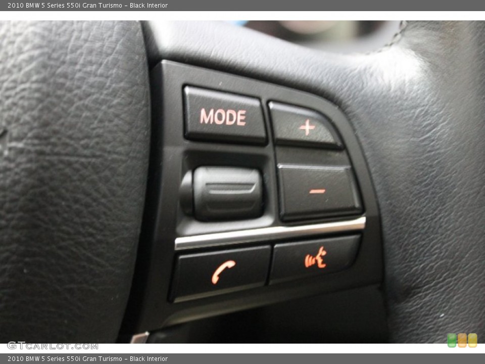 Black Interior Controls for the 2010 BMW 5 Series 550i Gran Turismo #69321342