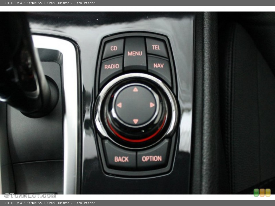 Black Interior Controls for the 2010 BMW 5 Series 550i Gran Turismo #69321396
