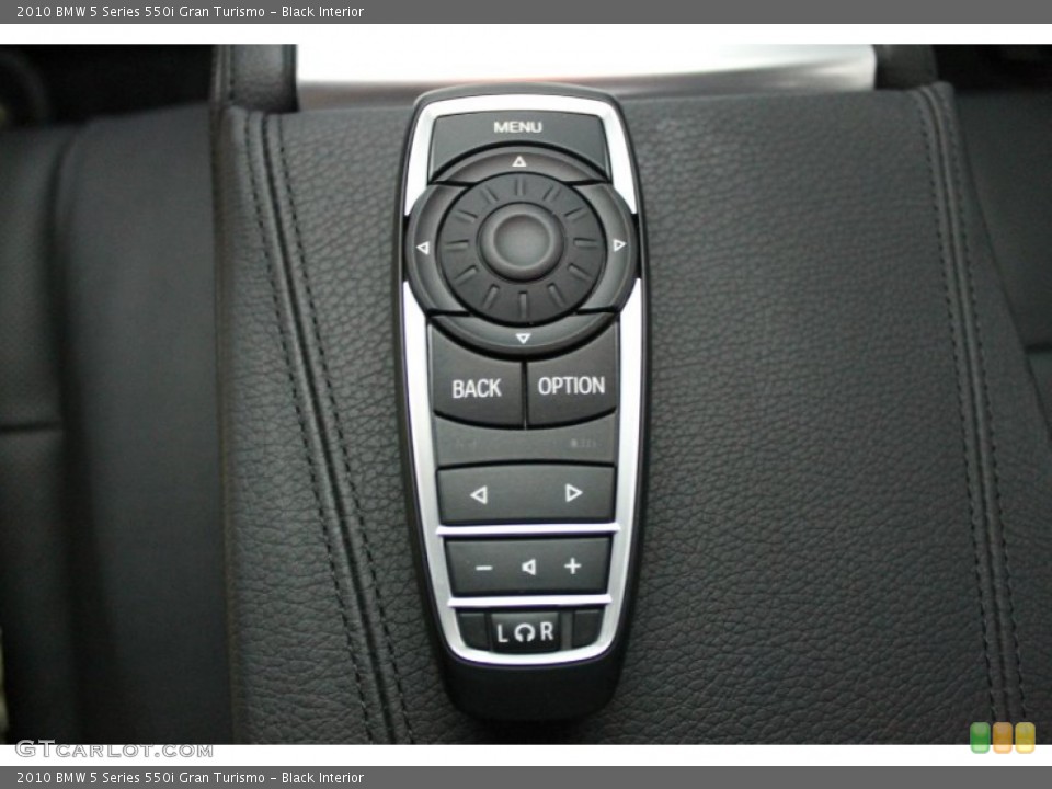 Black Interior Controls for the 2010 BMW 5 Series 550i Gran Turismo #69321444