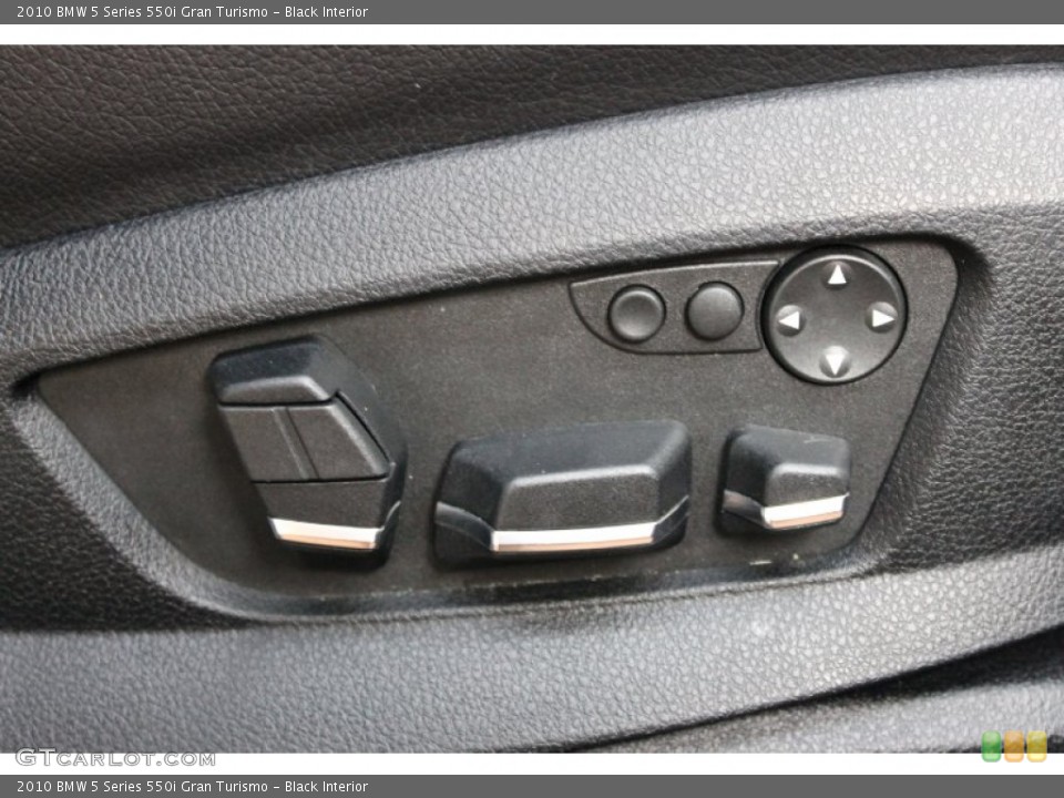 Black Interior Controls for the 2010 BMW 5 Series 550i Gran Turismo #69321459
