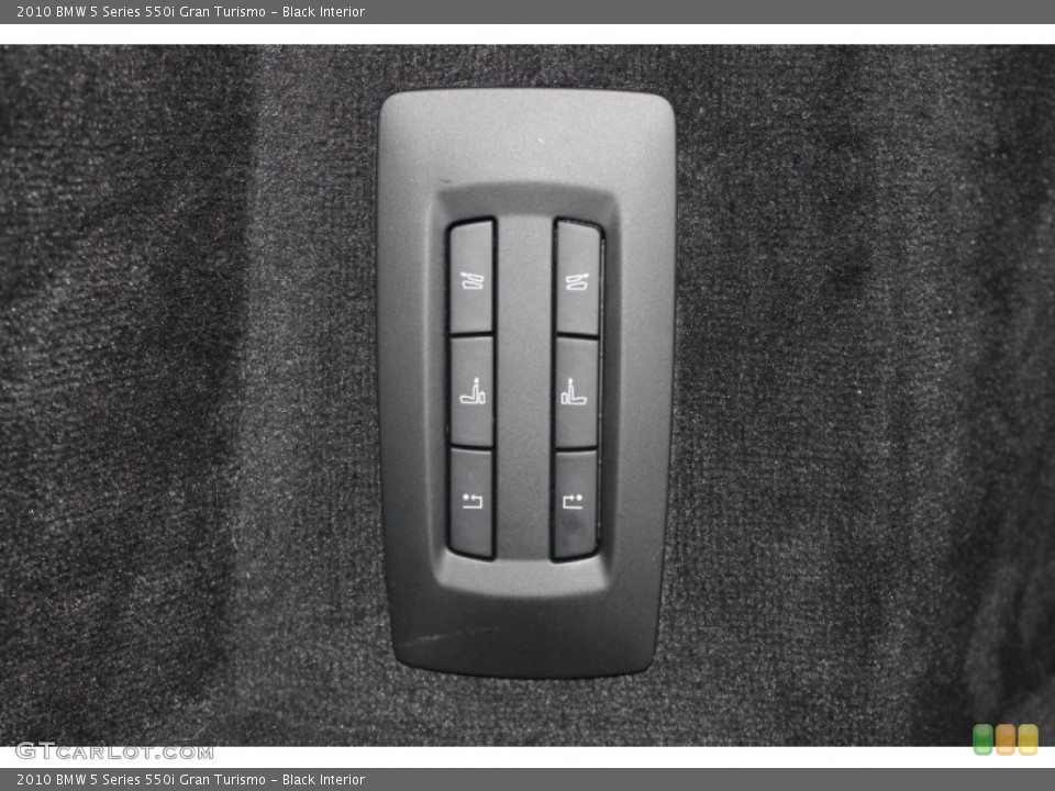 Black Interior Controls for the 2010 BMW 5 Series 550i Gran Turismo #69321469